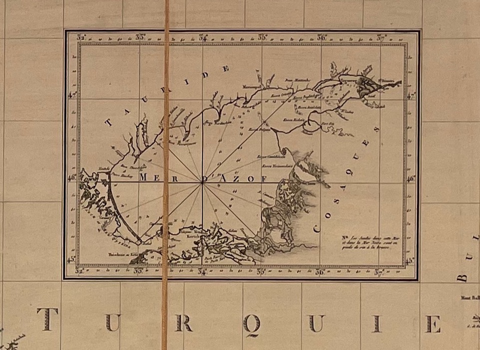 LAPIE (Pierre) - RIZZIV ZANNONI (Giovanni Antonio) Carte réduite de la mer Méditerranée et de la mer Noire, dédiée et présentée à S. M. l'Empereur et Roy... A Paris, chez J. S. Gravier, 1808. – Image 5