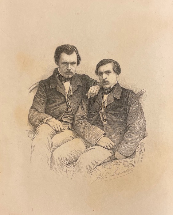 GONCOURT (Edmond et Jules de) En 18.. Un premier livre. Bruxelles, Kistemaeckers, 1884. – Image 3