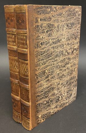 LE GUILLOU (Elie) Voyage autour du monde de l'Astrolabe et de la Zélée, sous les ordres du contre-amiral Dumont-d'Urville, pendant les années 1837, 38, 39 et 40. Ouvrage enrichi de nombreux dessins et de notes scientifiques; mis en ordre par J. Arago. Paris, Berquet et Pétion, 1842.
