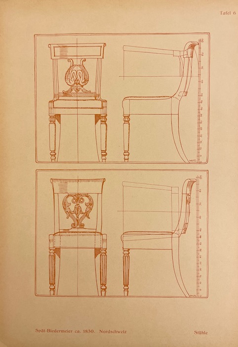 LUTZ (Max) Alte Schweizer Möbel 1730-1830. Berne, Gustav Grunau., 1924. – Image 3