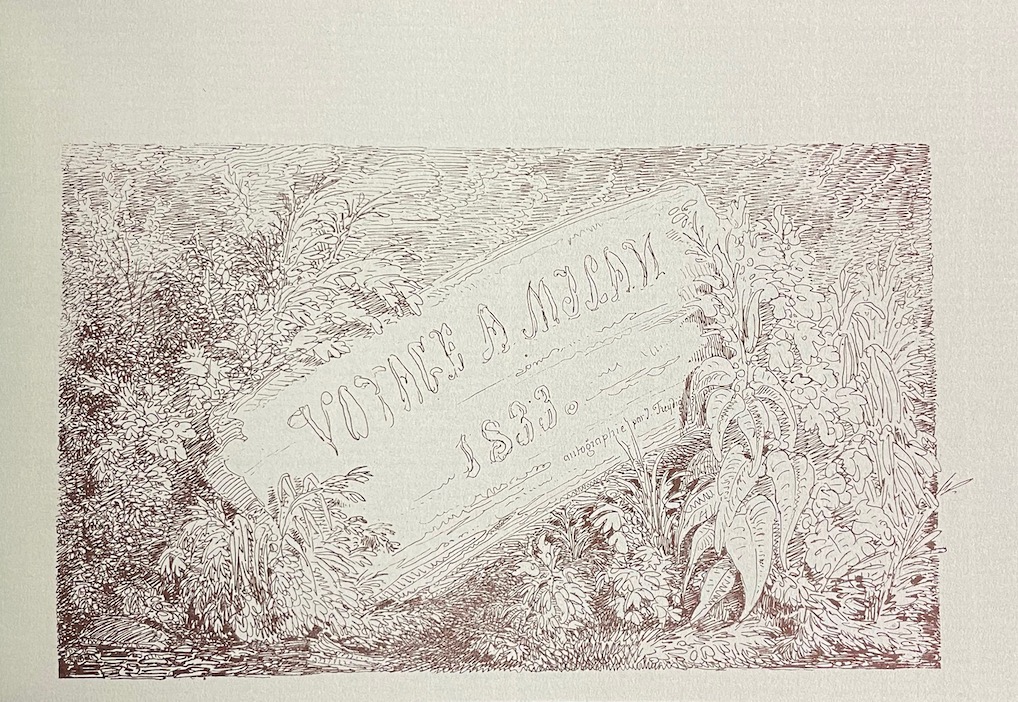 TÖPFFER (Rodolphe) Voyage à Milan (1833). Genève, Slatkine, 1982. – Image 2