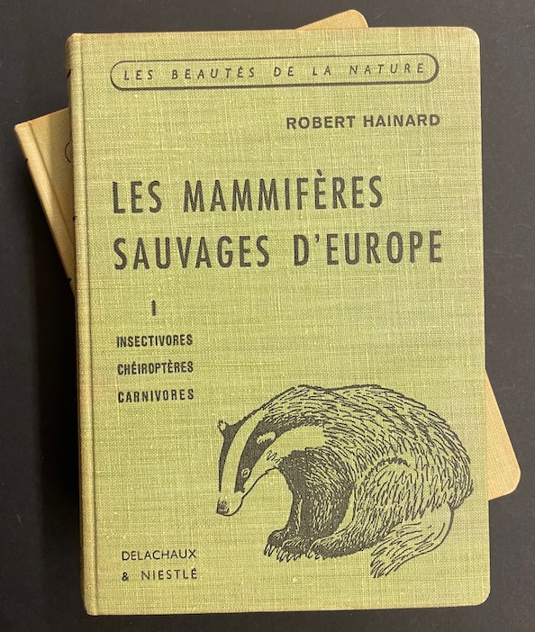 HAINARD (Robert) Mammifères sauvages d'Europe. Volume I: Insectivores, chéiroptères, carnivores. Volume II: Pinnipèdes, ongulés, rongeurs, cétacés. Neuchâtel, Delachaux & Niestlé, 1948-1949. – Image 7