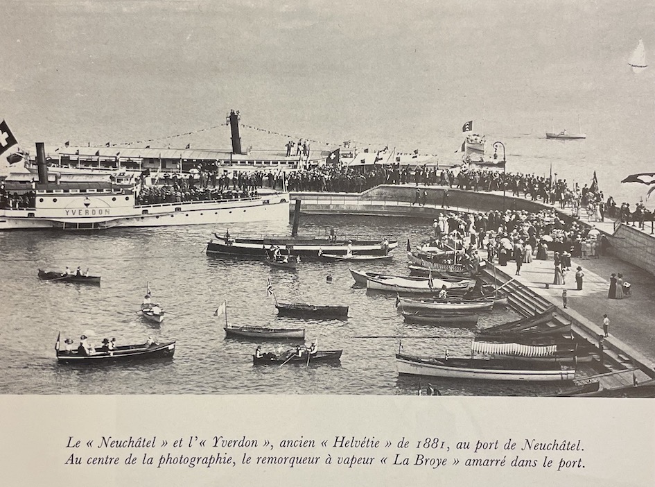 SCHETTY (J. & O.) Neuchâtel belle époque. La vie quotidienne, les débuts de tramways, la navigation à vapeur. Auvernier, chez l'auteur, 1974. – Image 3