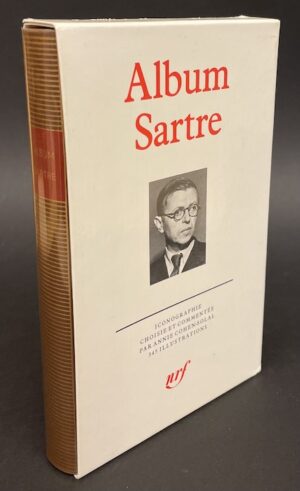 [SARTRE] - COHEN-SOLAL (Annie) Album Sartre. Paris, Gallimard (coll. Album de la Pléiade), 1991.