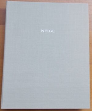 CHESSEX (Jacques) Neige. Gavirate, Stamperia del Portico, 1989.