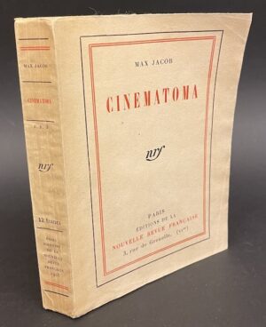 JACOB (Max) Cinématoma. Paris, La Sirène [Editions de la Nopuvelle revue Française], 1920.