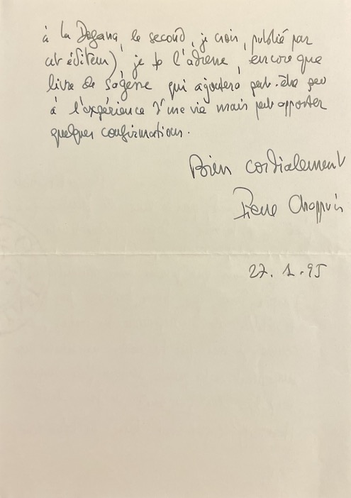 CHAPPUIS (Pierre) Ma femme ô mon tombeau. Moutier, Edition Robert, 1969. – Image 4