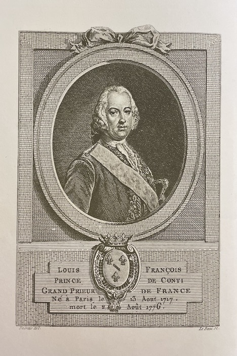 CAPON (G.) & YVE-PLESSIS (R.) Vie privée du prince de Conty, Louis-François de Bourbon (1717-1776). Paris. Jean Schemit, 1907. – Image 4