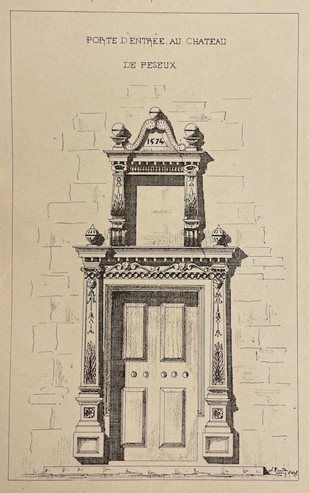 REUTTER (Louis) Fragments d'architecture neuchâteloise, aux 16e, 17e et 18e siècles. Ière série. Neuchâtel, Librairie Jules Sandoz, 1879. – Image 3