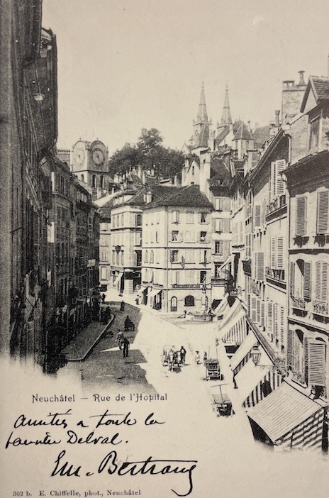 CHARLET (René) & COURVOISIER (Jean) Neuchâtel rétro, à travers des cartes postales. Saint-Blaise, Editions du Ruau, 1988. – Image 5