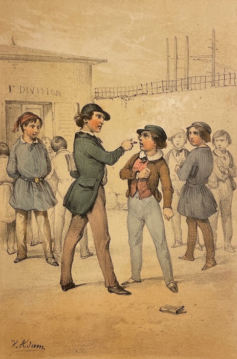 SAILLET (Alexandre de) Les confessions d'un écolier. Paris, Belin-Leprieur & Morizot et New-York, Roe Lockwood & Son, 1848. – Image 4