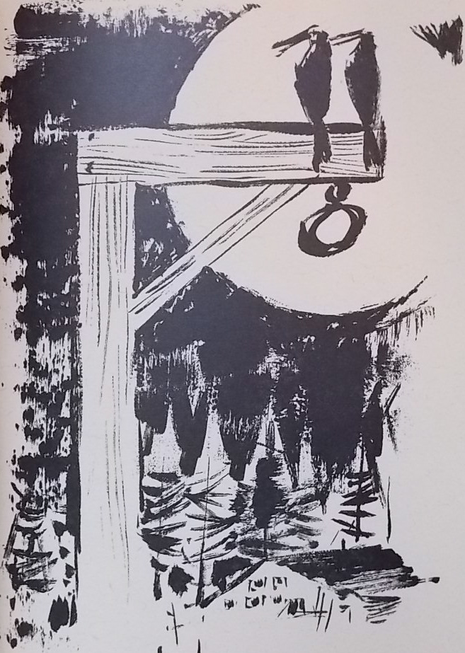 NICOLET (Arthur) Du haut de ma potence. Sans lieu, Editions du Jura Libre, 1961. – Image 3