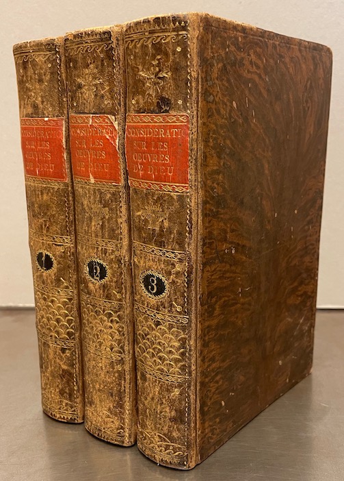STURM (Christophe-Chrétien) Considérations sur les oeuvres de Dieu, dans les règnes de la Nature et de la Providence, pour tous les jours de l'année. Lausanne, Hignou et Comp., 1799. – Image 2