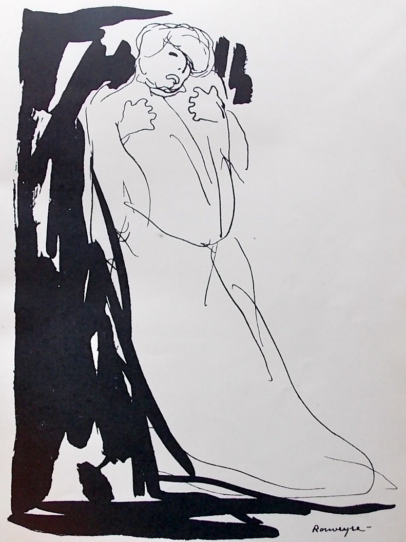 ROUVEYRES (André) Carcasses divines. Dessins de Rouveyre 1906-1907. Paris, Société du Mercure de France, 1909. – Image 6