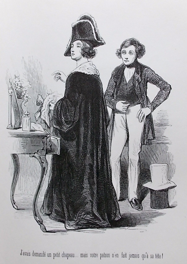 GAVARNI (Sulpice-Guillaume Chevalier, dit) Oeuvres Choisies. Revues, corrigées et nouvellement classées par l'Auteur. - Études de moeurs contemporaines. Paris, Hetzel, 1846-1847. – Image 4