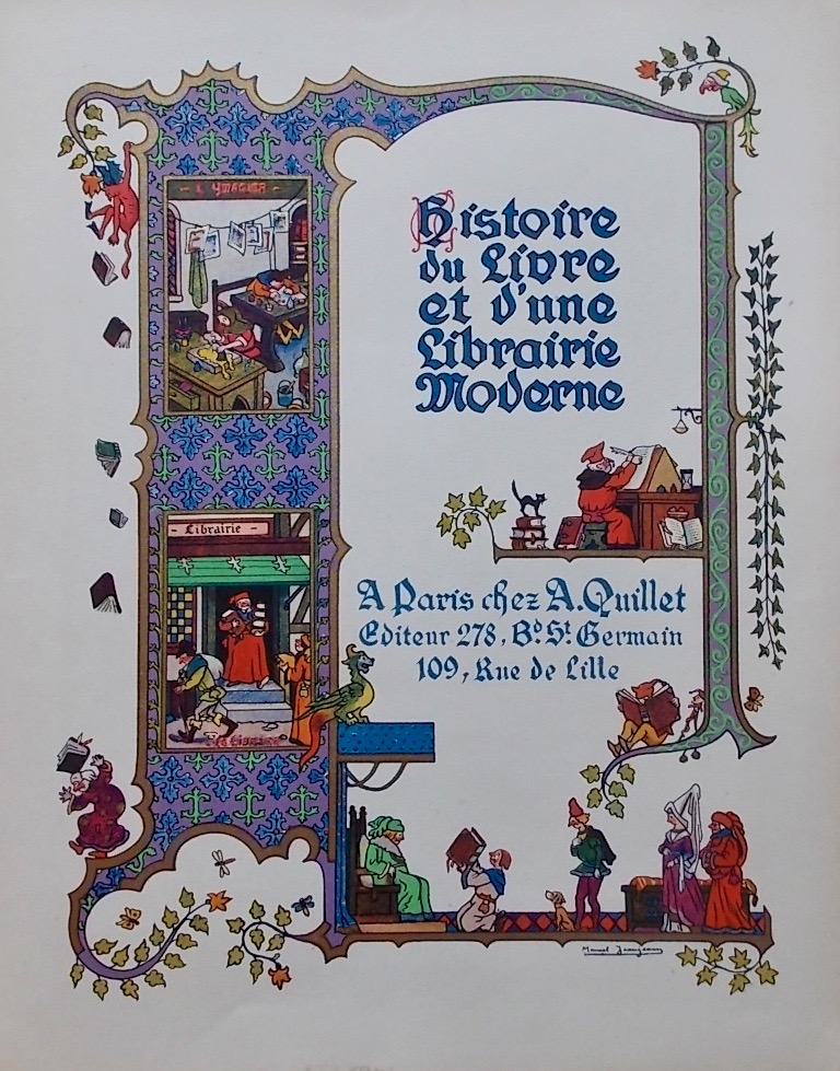 COLLECTIF Histoire du livre et d'une librairie moderne. Paris, Aristide Quillet, 1962. – Image 2