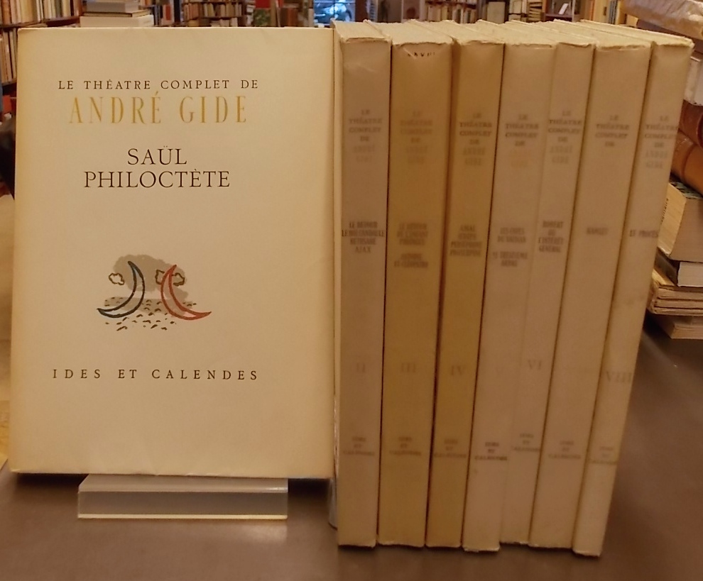 GIDE (André) Théâtre complet. Neuchâtel, Ides et Calendes, 1947-1949.