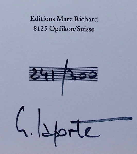 LANOUX (Armand) Georges Laporte, peintre sauvage. Opfikon, Editions Marc Richard, sans date. – Image 2