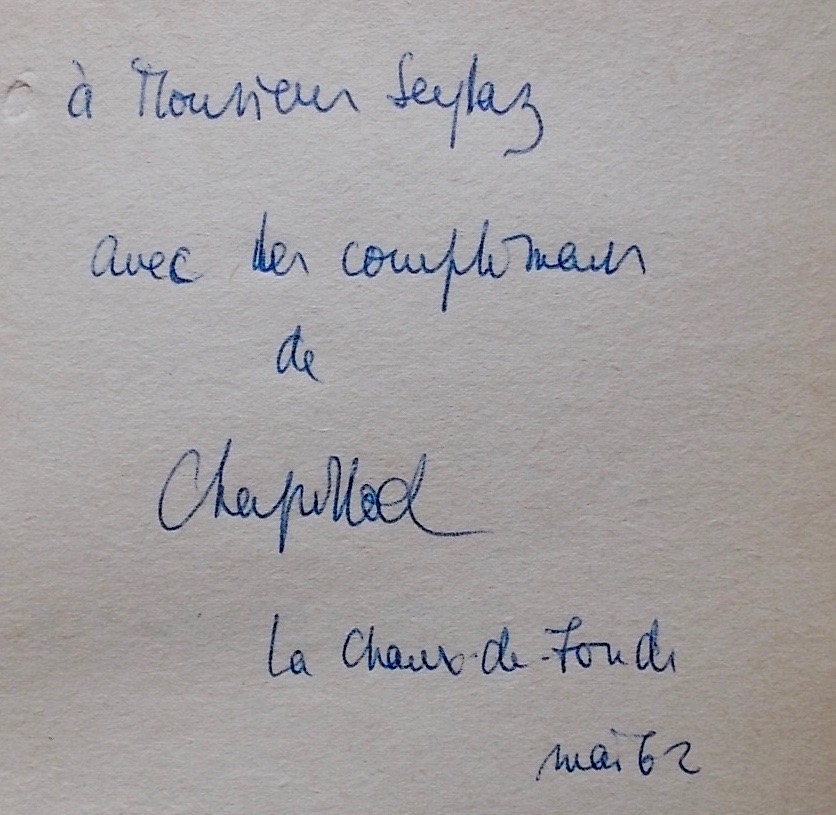 CHERPILLOD (Gaston) L'insurgent. Poèmes. Paris, Editions du Scorpion (coll. "Alternance"), 1962. – Image 2