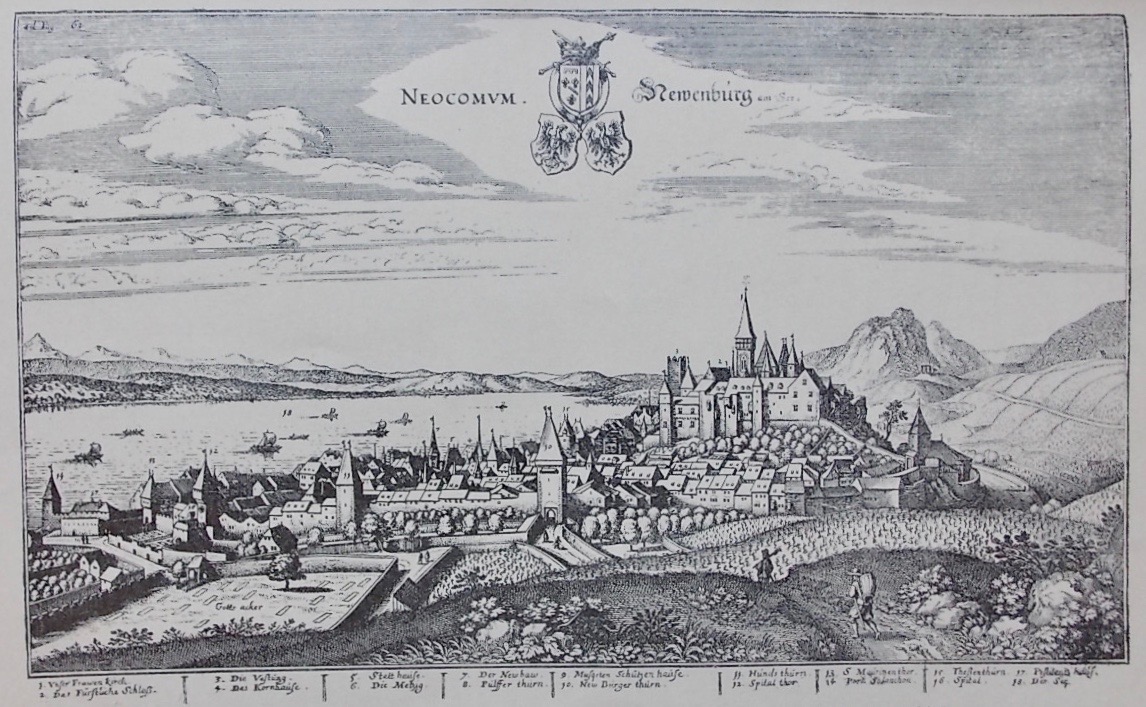 QUARTIER-LA-TENTE (Edouard) Le canton de Neuchâtel. Revue historique et monographique des communes du canton. Première série (1er - 2e - 3e volume): District de Neuchâtel. Neuchâtel, Attinger Frères, 1897-1903. – Image 3