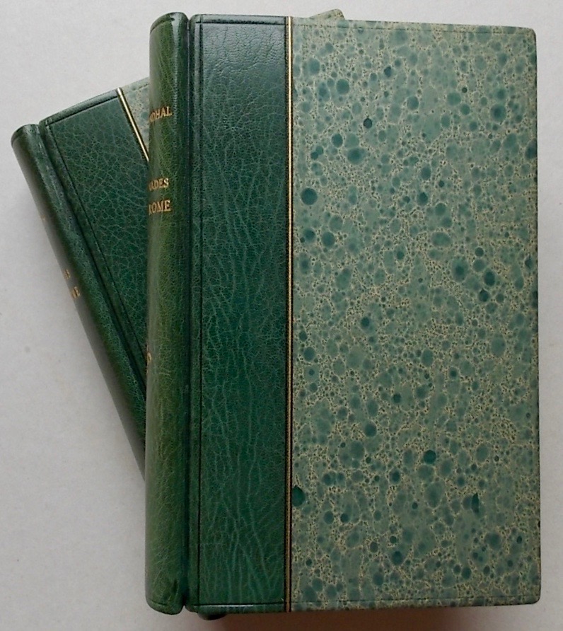 STENDHAL Promenades dans Rome. Nouvelle édition, entièrement revue et augmentée de fragments inédits. Paris, Michel Lévy Frères, 1853. – Image 4