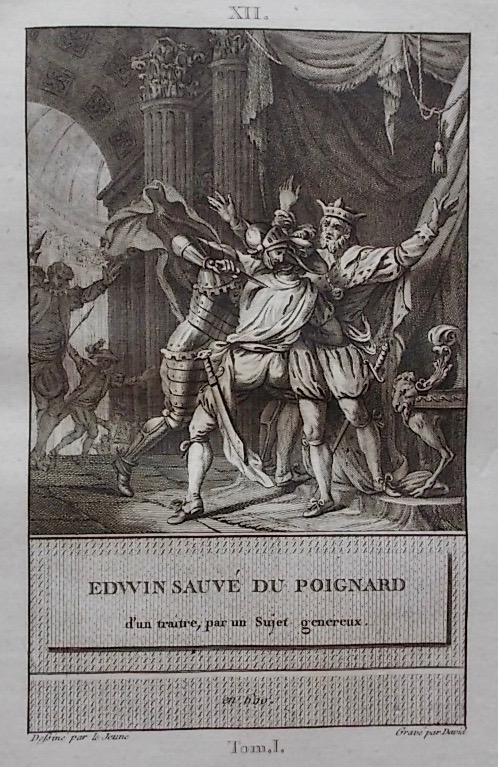 GUYOT (Guillaume Germain, abbé) & LE TOURNEUR (Pierre) & DAVID (François Anne) Histoire d'Angleterre représentée par figures, accompagnées de discours. A Paris, chez F.-A. David, 1784. – Image 3