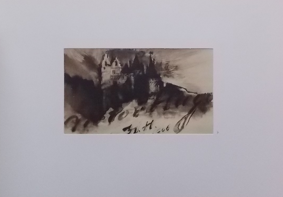 HUGO (Victor) Strophes inédites - Dessins rares ou inédits, accompagnés d'une strophe manuscrite. Neuchâtel, Ides et Calendes, 1952. – Image 3