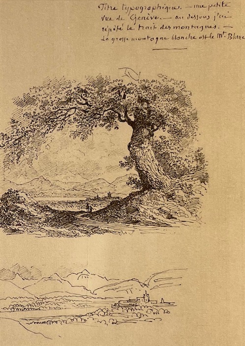 GEER (C. de) Rodolphe Töpffer bibliophile. Genève, Albert Skira, 1943. – Image 2