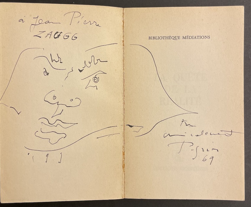 PIGNON (Edouard) La quête de la réalité. La réflexion d'un peintre sur le sens actuel de la création artistique. Paris, Gonthier (coll. "Médiations"), 1968. – Image 2