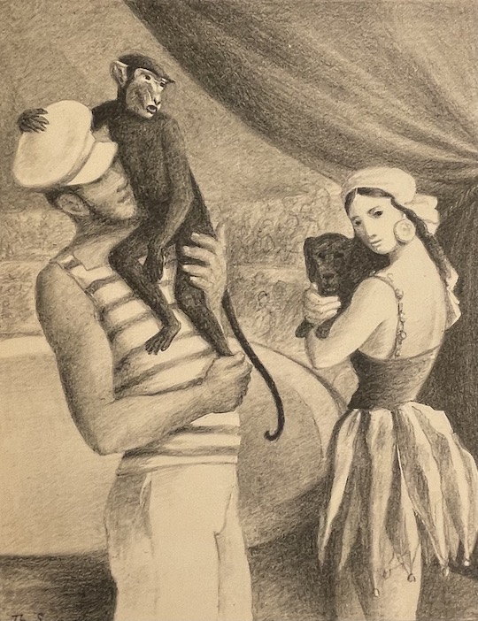 RAMUZ (Charles Ferdinand) Le cirque. Illustré par Théodore Strawinsky. Lausanne, Au Verseau, 1936. – Image 5