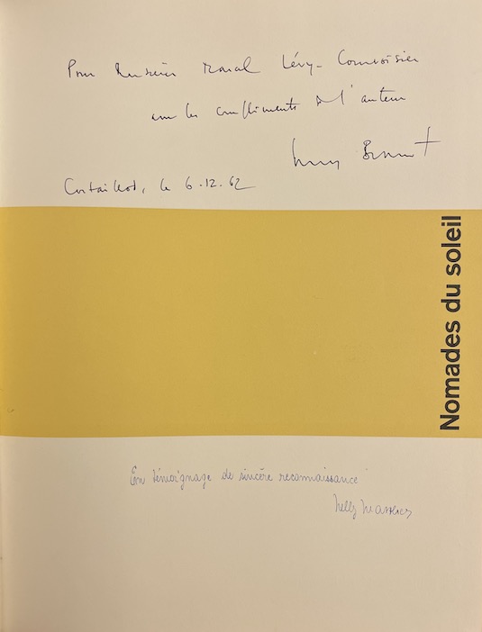BRANDT (Henry) Nomades du soleil. Lausanne, Guilde du Livre, 1956. – Image 3