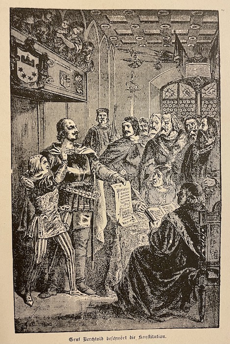 TRIPET (Maurice) Les armoiries et les couleurs de Neuchâtel (1834-1891). Neuchâtel, Imprimerie Attinger, 1892. – Image 5