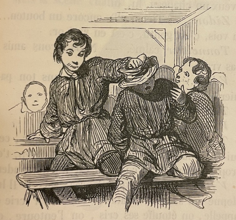 OURLIAC (Édouard) - GAVARNI Physiologie de l'écolier. Paris, Aubert, Lavigne, sans date (vers 1840). – Image 3