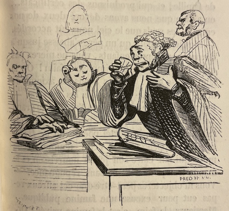*** - TRIMOLET Physiologie de l'homme de loi, par un homme de plume. Paris, Aubert, Lavigne, sans date (vers 1840). – Image 3