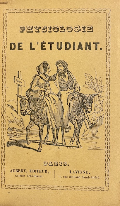 HUART (Louis) - TRIMOLET - MAURISSET Physiologie de l'étudiant. Paris, Aubert, Lavigne, sans date (vers 1840). – Image 2