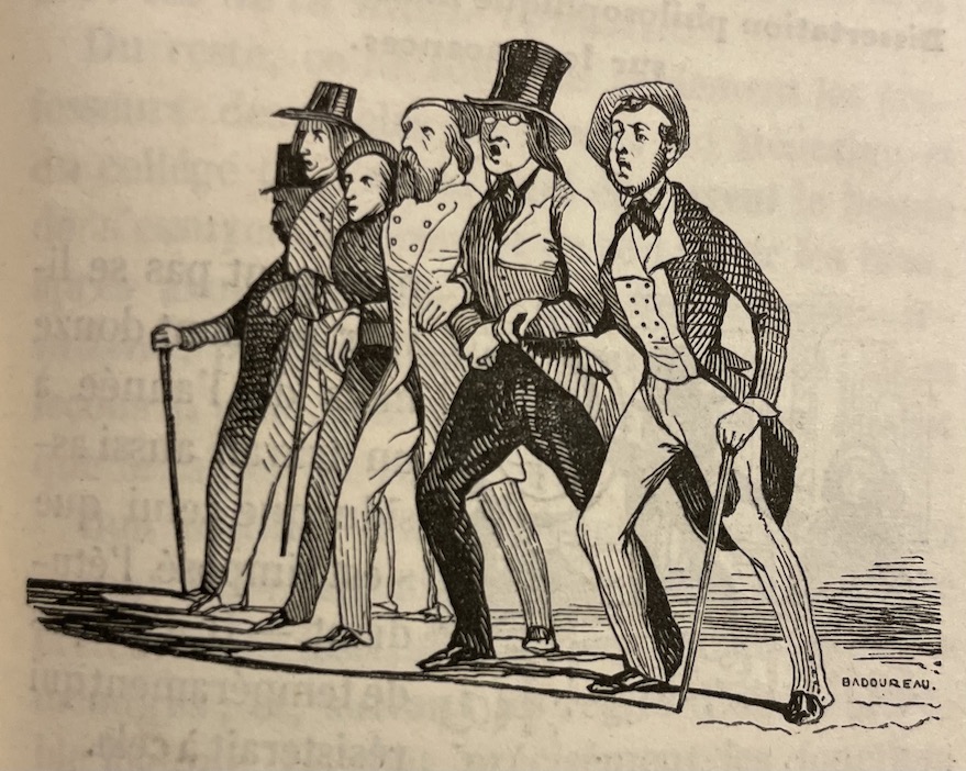 HUART (Louis) - TRIMOLET - MAURISSET Physiologie de l'étudiant. Paris, Aubert, Lavigne, sans date (vers 1840). – Image 3