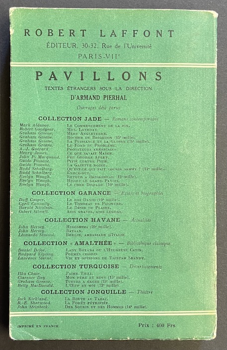 BUZZATI (Dino) Le Désert des Tartares. Paris, Robert Laffont (coll. "Pavillons"), 1949. – Image 3
