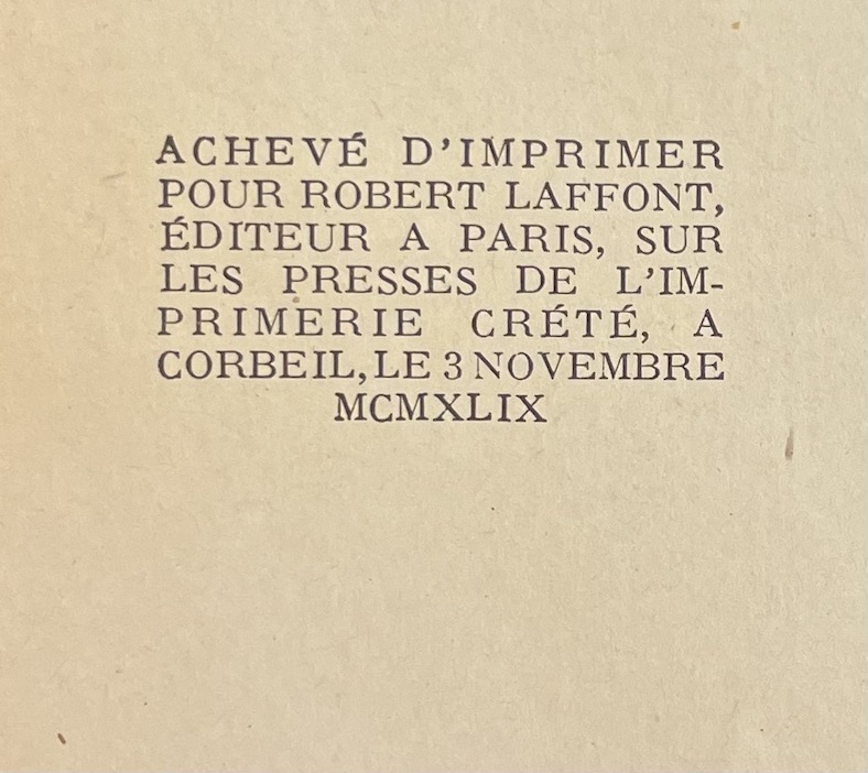 BUZZATI (Dino) Le Désert des Tartares. Paris, Robert Laffont (coll. "Pavillons"), 1949. – Image 4