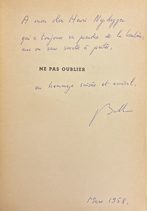 BUHLER (Jean) Ne pas oublier (Budapest 1956). Bôle, Au Bouquin d'Or, 1957. – Image 2