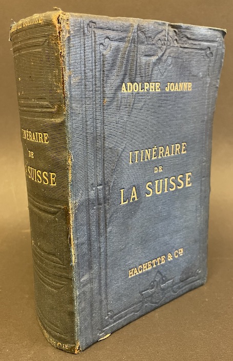 JOANNE (Adolphe) Itinéraire de la Suisse, du Mont-Blanc, de la Vallée de Chamonix et des vallées du Piémont. Paris, L. Hachette & Cie, 1880.
