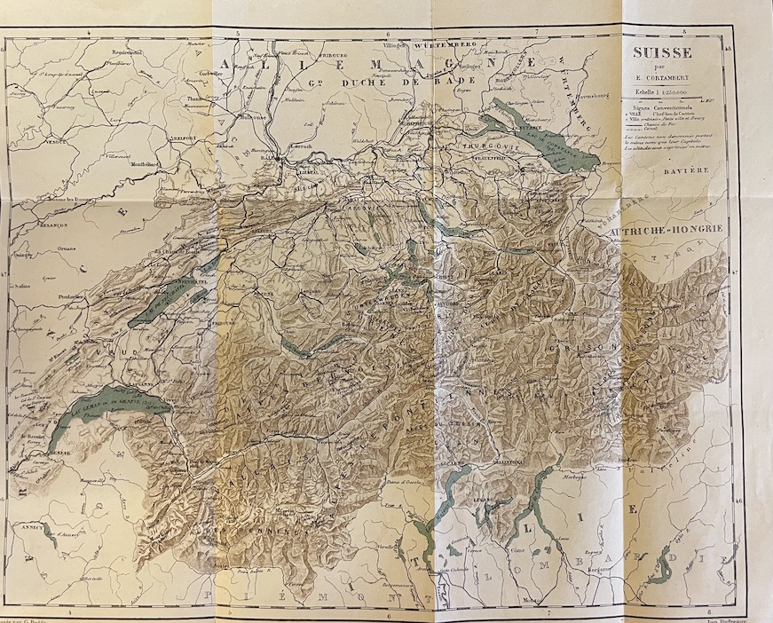 JOANNE (Adolphe) Itinéraire de la Suisse, du Mont-Blanc, de la Vallée de Chamonix et des vallées du Piémont. Paris, L. Hachette & Cie, 1880. – Image 4